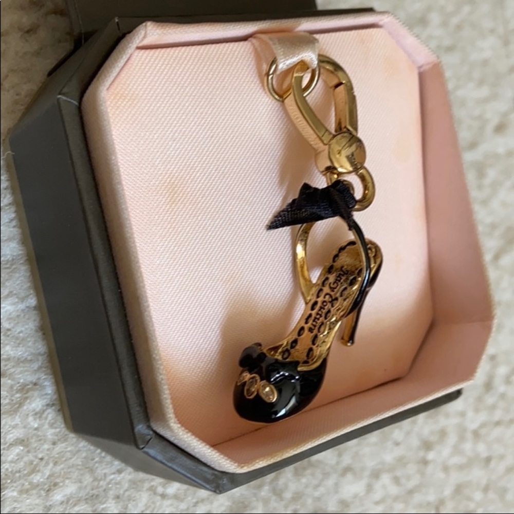 Juicy Couture black heel charm